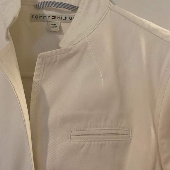 Tommy Hilfiger cropped jacket, Size: Small, White - Picture 5 of 8
